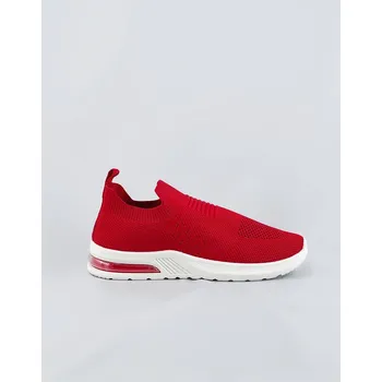 Dámské tenisky Červené dámské nazouvací sportovní boty 9EU H&D, odstíny červené uni velikost i392_19467-19