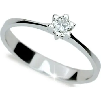 Prsten Zásnubní prsten zlato 585/1000 přírodní diamant 0.200 ct G/SI ZP1953D velikost 49