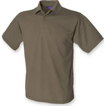Pánská košile Henbury Pánské polo triko H400 Olive XXL