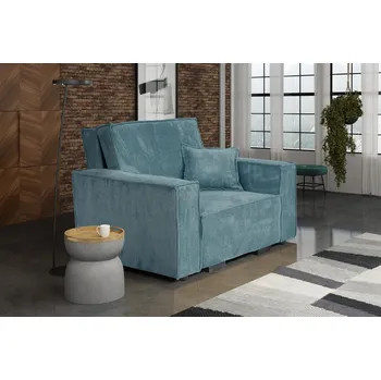 Křeslo FALCO Rozkládací křeslo Vivian Star I tyrkysová