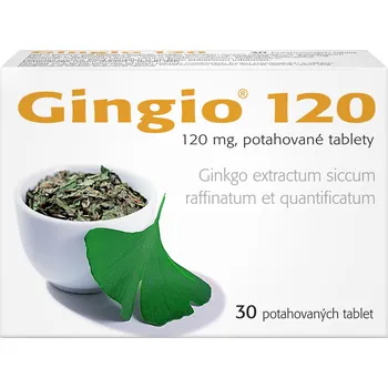 Přípravek na podporu paměti a spánku Sandoz Gingio 120 mg