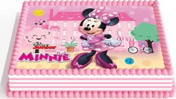Jedlá dekorace na dort Dekora Fondánový list Minnie 14,8 x 21 cm