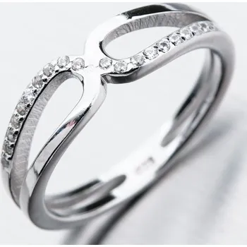 Šperk Dámský prsten stříbro 925 zirkon GST-11257 velikost 56