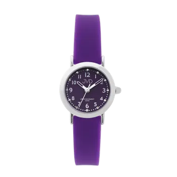 Dívčí dětské náramkové hodinky JVD J7189.3 se zirkony na číselníku (dívčí dětské hodinky)