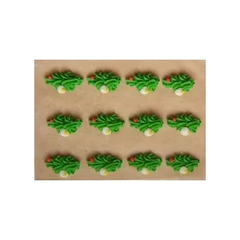 Vánoční dekorace Cukrová dekorace - SVÍČKA na větvičce