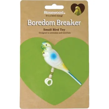 Rosewood Pet Products Plastová andulka na pružině 11 x 8 cm Hračka pro ptáka Rosewood Pet Products Plastová andulka na pružině 11 x 8 cm