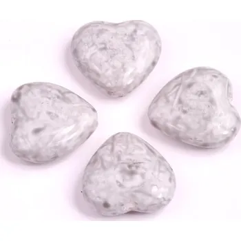 Dětské navlékací korálky Korálky srdíčka č.4290 (15x16mm)