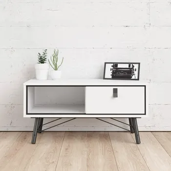 Konferenční stolek Konferenční stolek RAIN, Bílý mat