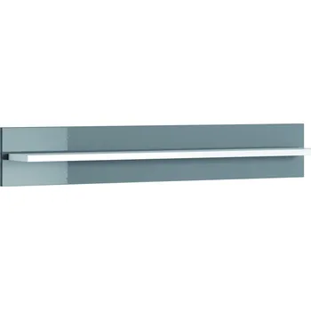 Ložnicová sestava Police BRILLO P1, Bílý mat + Šedý lak