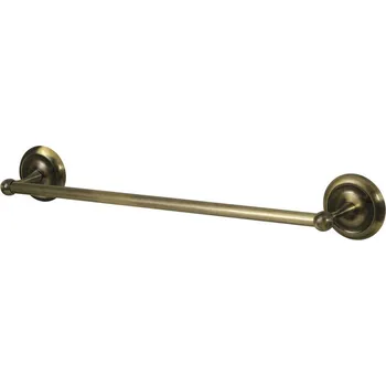 Držák na ručník BISK Erga Deco, 1-ramenný držák na ručníky 460 mm, antická mosaz, ERG-00410