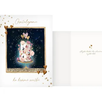 Přání svatební - dort