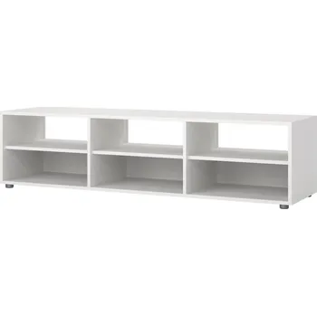 Televizní stolek TV komoda MABELA 401, Bílá