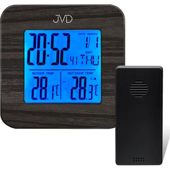 Budík Digitální bateriový budík do sítě JVD SB2002.2 s teploměrem