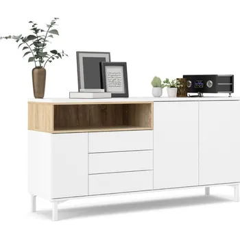 Ložnicová sestava Komoda ATREI 178, Bílá/Dub