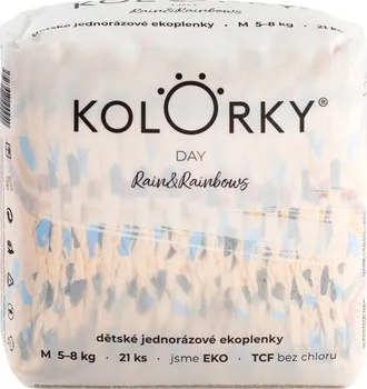 Plena Kolorky Day Rain&Rainbows M 5-8 kg 21 ks