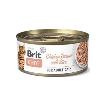 Krmivo pro kočku Brit Care Cat konz Fillets Breast&Rice 70g