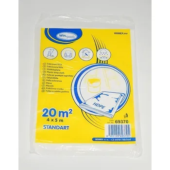 Fólie zakrývací HDPE 4 x 5 m, 7 mic /69370/ UNIPAP