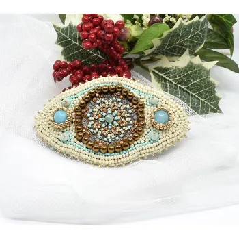 Brož Mijabijoux Spona do vlasů s filigránem MB00327