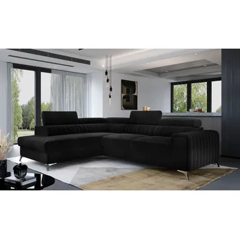 Pohovka Rohová sedací souprava LAURENCE, levá, Mat Velvet 99