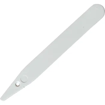 Minipařeniště Jmenovka zapichovací L 4 bílá 10x1,4 cm rovná