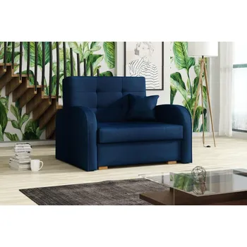 Křeslo Rozkládací křeslo Vivian Gold I modré