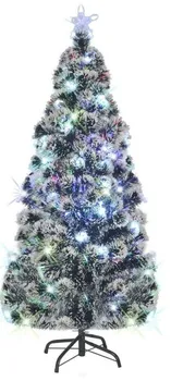 Vánoční stromek VidaXL 242426 umělý vánoční stromek se stojanem a LED 150 cm