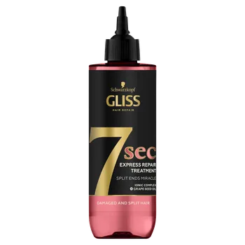 Vlasová regenerace Schwarzkopf Gliss 7 Sec expresní regenerační péče pro poškozené vlasy 200 ml