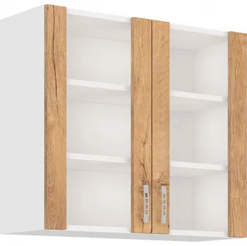 Kuchyňská skříňka Kuchyňská horní skříňka SALLY 80-GS-72-2F, Dub lefkas