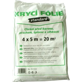 Zakrývací fólie na malování Folie zakrývací 4x5 standard