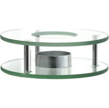 Svícen svícen-ohřívač d12,5cm, na čaj.svíčku, sklo