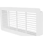 PVC větrací mřížka hranatá Dalap 972 pro zakončení potrubí, 220x90 mm