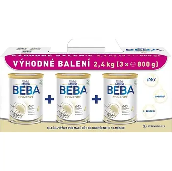 Kojenecká výživa BEBA COMFORT 4, 5 HMO (3× 800 g)