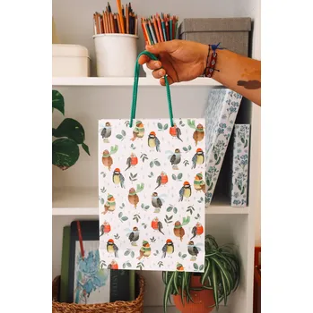 Dárková taška ePiPí Dárková taška velká - Ptáčci v zimě