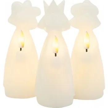 Vánoční dekorace Sirius, Vánoční svítící dekorace Maria, 3ks