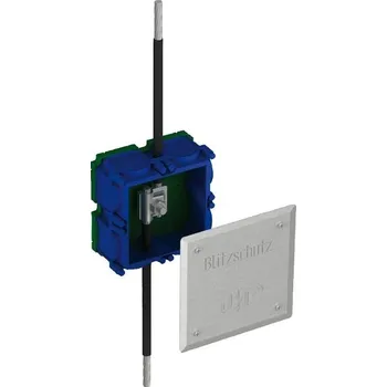 Hromosvod PRÖPSTER 111 580 Krabice netříštivá 140x140x68mm nerez ocel s SZ svorkou