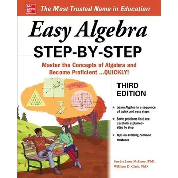 Cizojazyčná kniha Easy Algebra Step-by-Step, Third Edition - McCune, Sandra Luna a Clark, William a Clark, William