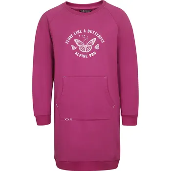 Dívčí sukně Dětské šaty Alpine Pro ANAHO - fialová / 164/170