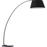 Černá stojací lampa s textilním stínidlem (výška 210 cm) Juhe – Kave Home ID_1404717