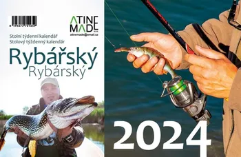 Kalendář Atinemade Stolní kalendář rybářský 2024