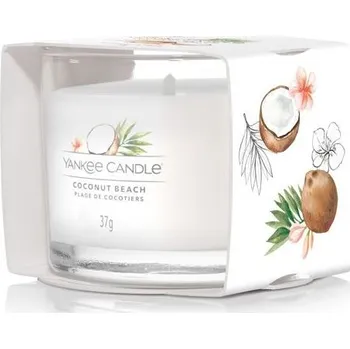 Svíčka Yankee Candle votiv ve skle/Coconut Beach