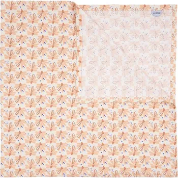 Dětské zboží Luma Mušelínová plenka XXL 110x110 cm Flowerfever Nude