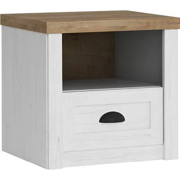 Noční stolek Noční stolek PROWANSJA SN, Borovice Andersen + Dub Lefkas