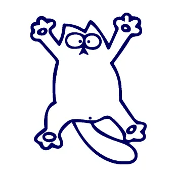 Samolepící dekorace SAMOLEPKA Kočka 041 pravá rozpláclá na skle (23 - tmavě modrá) NA AUTO, NÁLEPKA, FÓLIE, POLEP, TUNING, VLASTNÍ TEXT, TISK, AUTOSAMOLEPKY.cz, POLEPY, OBRÁZEK, LOGO, SAMOLEPKY