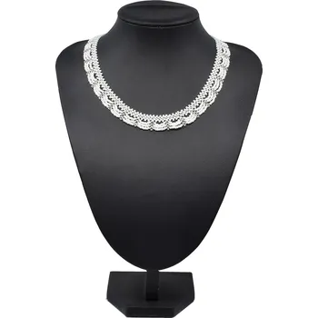 Náhrdelník Mijabijoux Bílý jemný náhrdelník MB00337