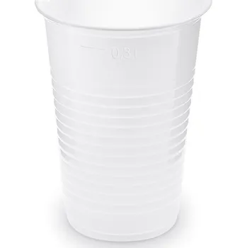 Jednorázové nádobí KELÍMEK BÍLÝ 0,3 L,PP,PR.78 MM,100KS