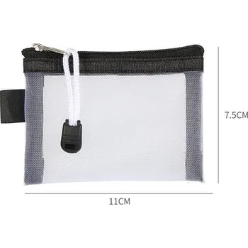 Peněženka Malá peněženka s držákem klíčů a karet - Černá