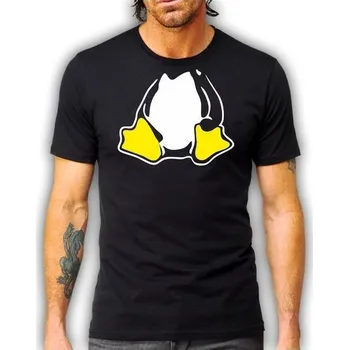 Pánské tričko pánské tričko LINUX TUČŇÁK XL Bílá