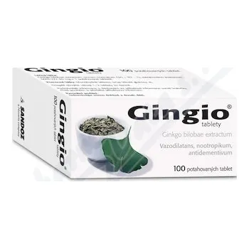 Lék na neurologické potíže Gingio tablety por.tbl.flm.100x40mg