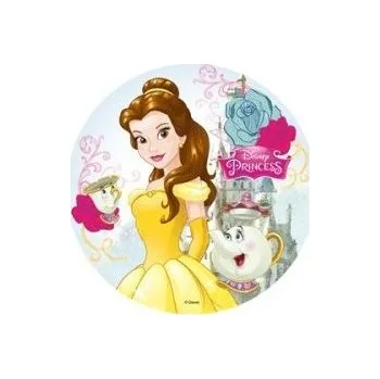 Jedlá dekorace na dort Kráska a zvíře se slonem jedlý papír