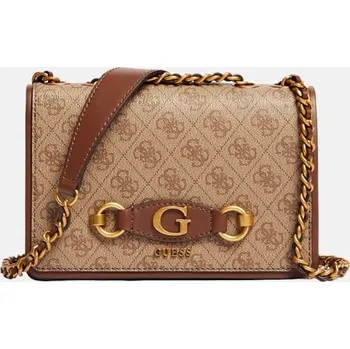 Hnědá kabelka Guess Izzy - Barva Hnědá, Materiál Imitace Kůže 55592 SB865421